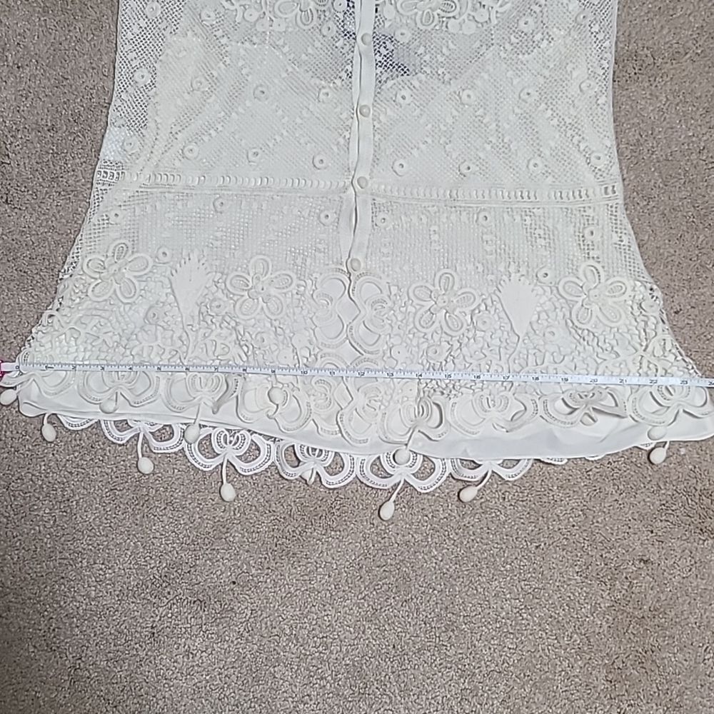 Ralph Lauren Purple Label Lace Top XL - Picture 13 of 16